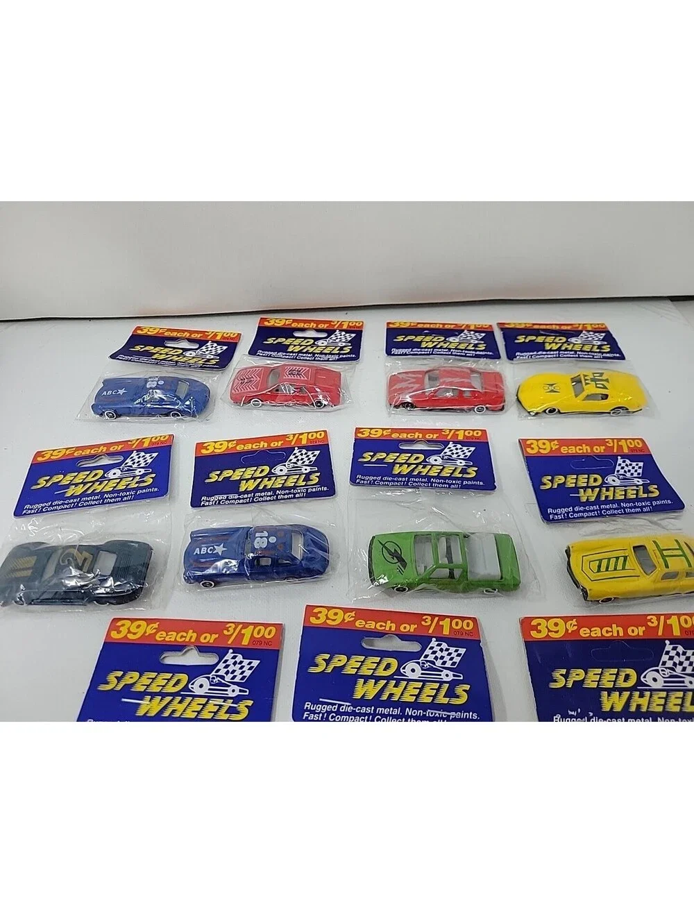 Lot Of 11 Sealed NEW -- SPEED WHEELS DIECAST Model Vintage Cars 1:64